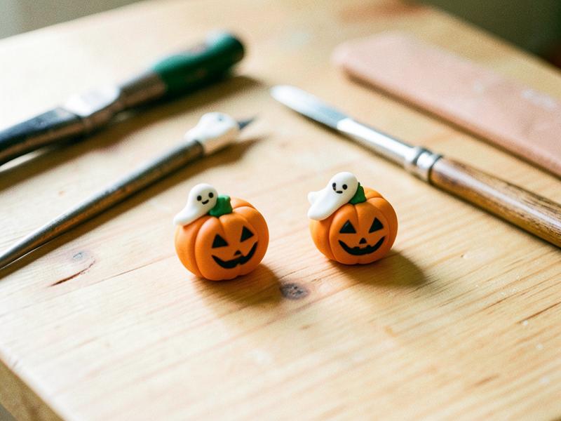Especial Halloween: pendientes de arcilla